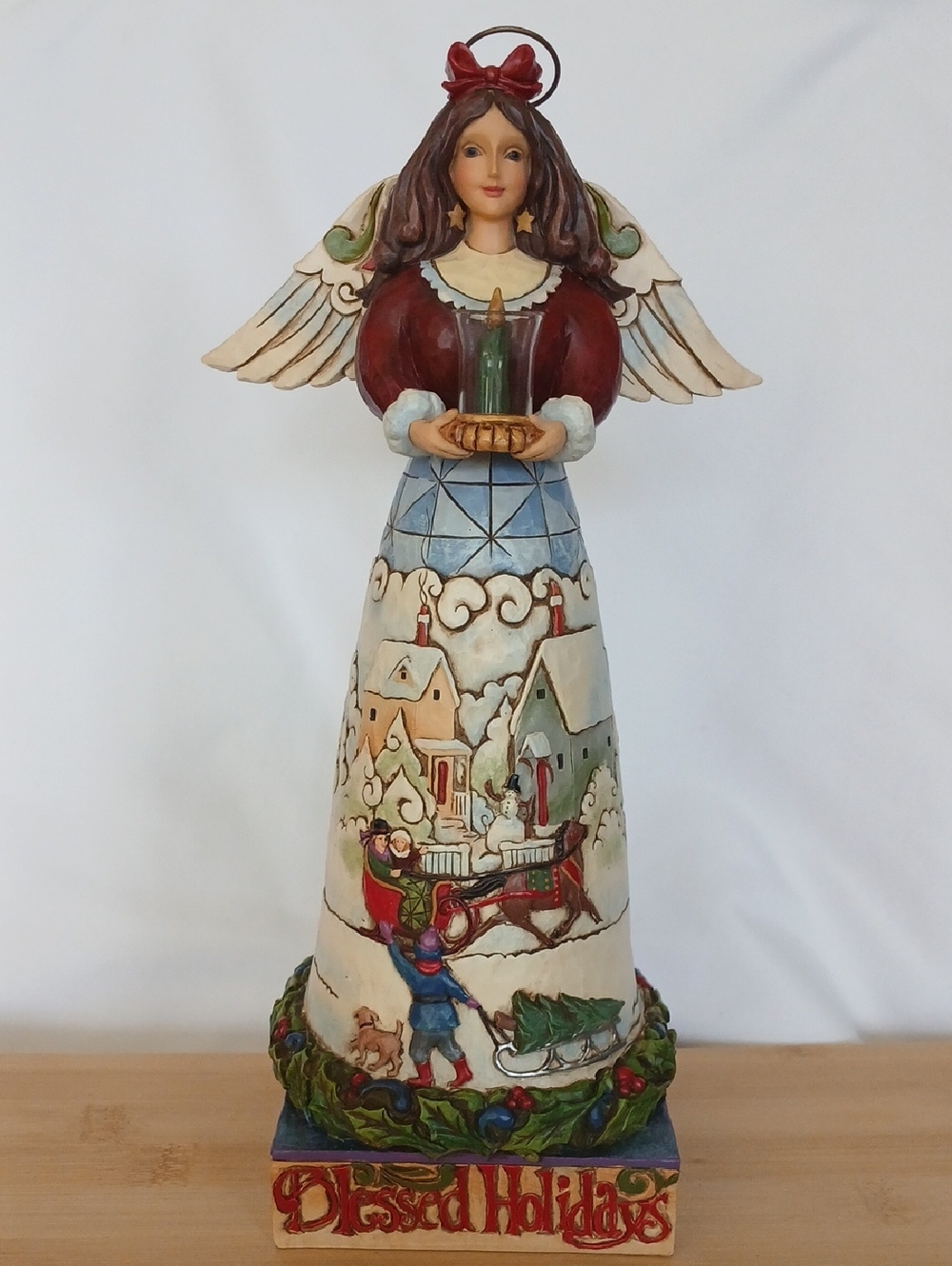 Jim Shore "Blessed Be The Merry Of Heart" Angel 2010